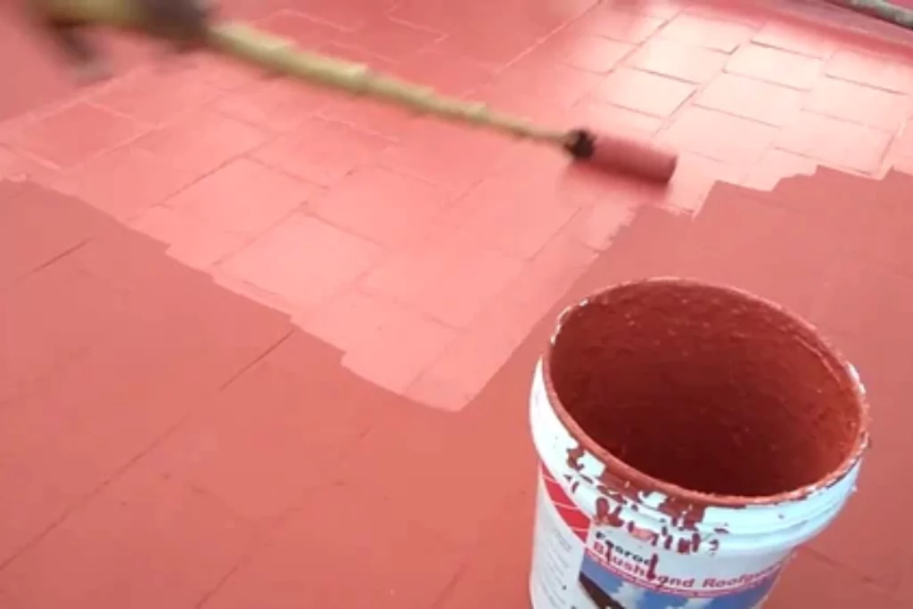 Floor waterproofing services in Hyderabad - brush bond coating